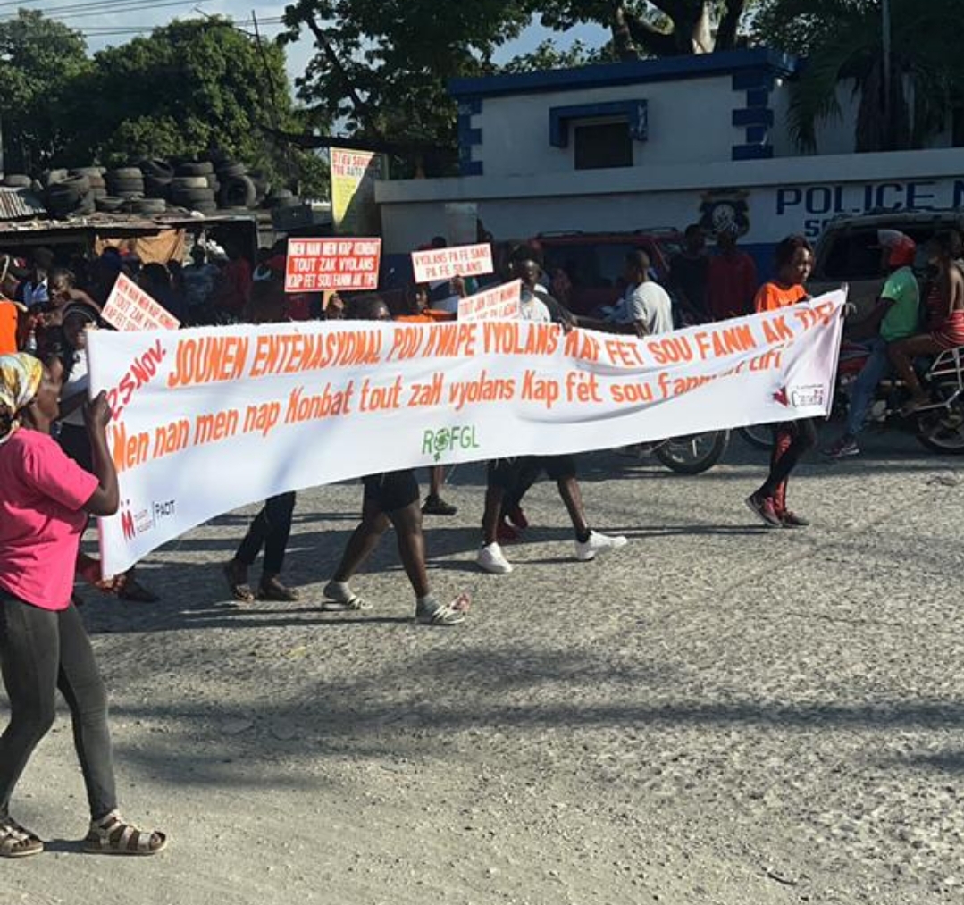 Léogâne: marche contre les violences faites aux femmes et aux filles