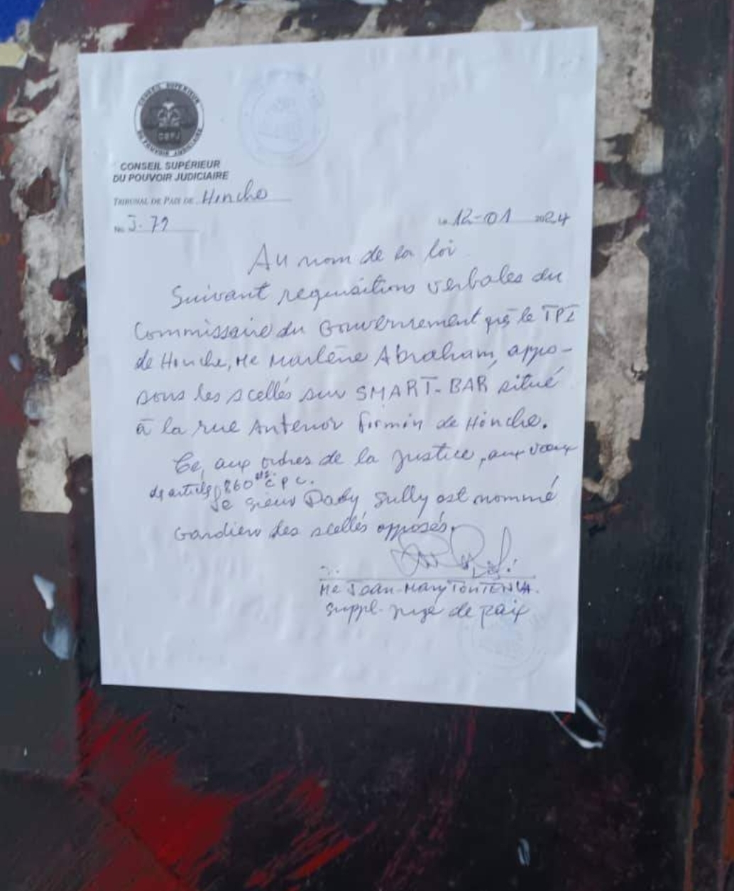 Hinche Debauchery Unveiled: Legal Authorities Seal Multiple Properties