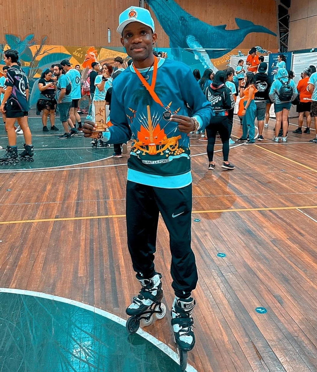 Gesny Pierre-Louis, l'Haïtien qui s'impose dans le top 10 mondial du patinage freestyle