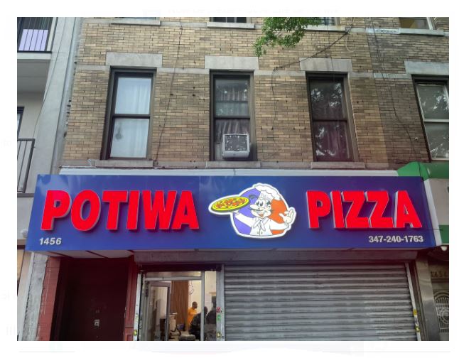 Pot’iwa Pizza allume une enseigne à Brooklyn (New York)
