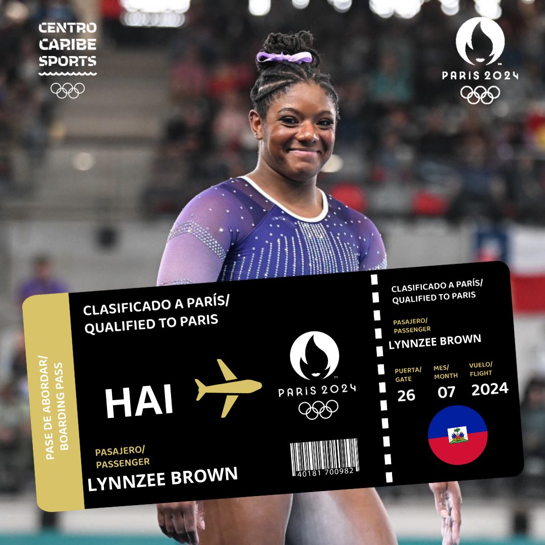 Lynzee Brown sous les couleurs d'Haïti aux JO Paris 2024