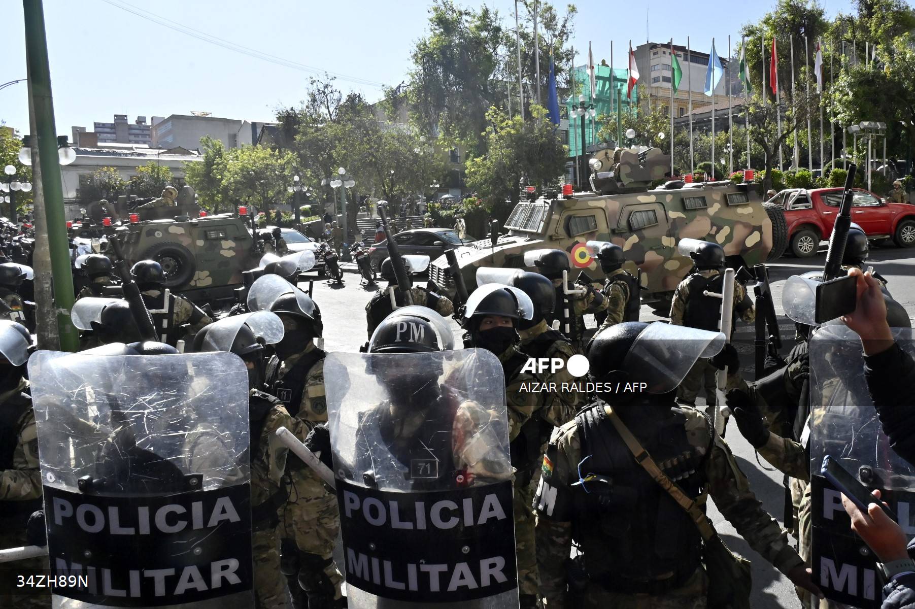 Tentative de coup d'Etat en Bolivie, le chef de l'armée arrêté