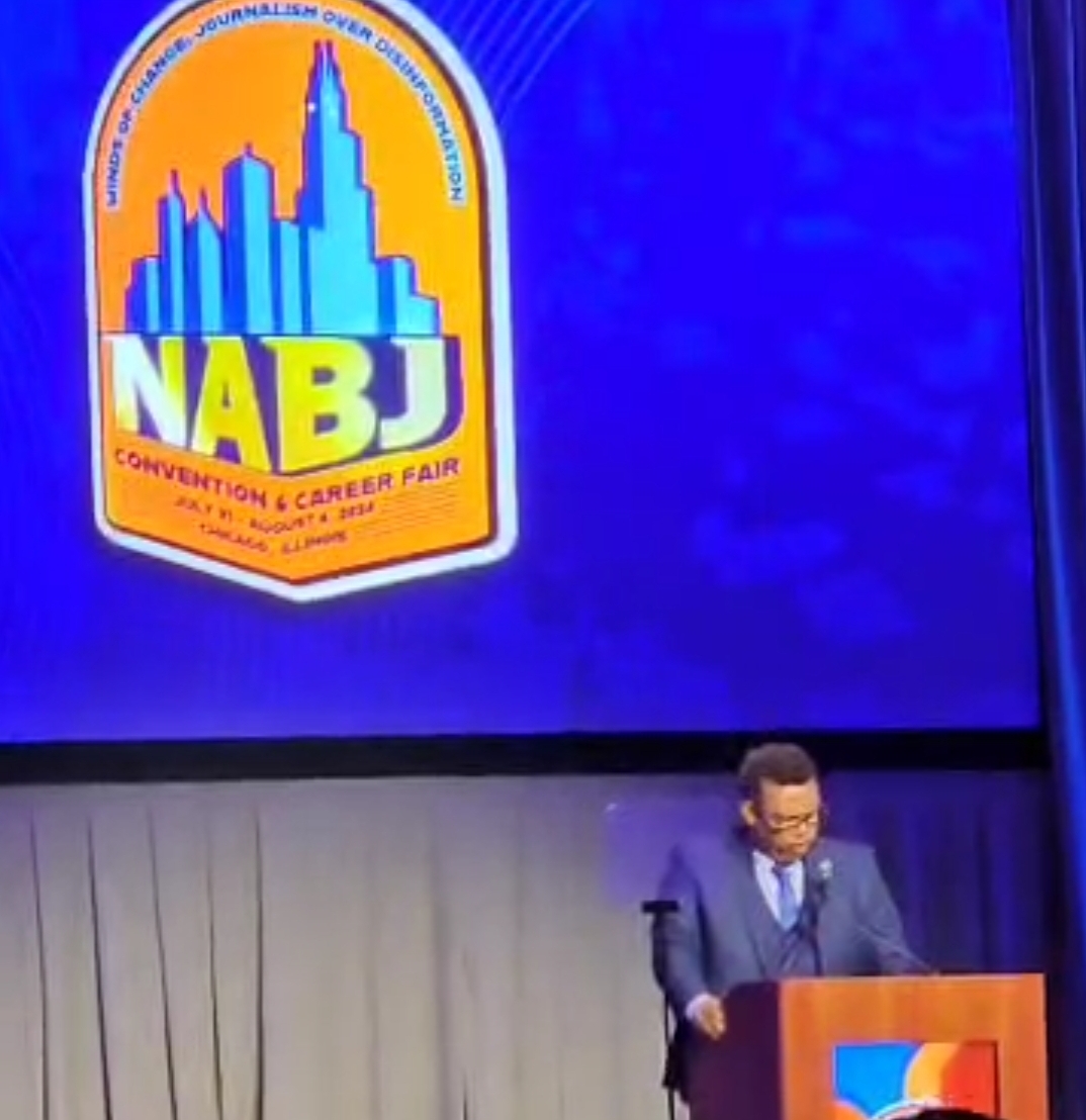 Le discours de Roberson Alphonse après la réception du prix Percy Qoboza de la NABJ