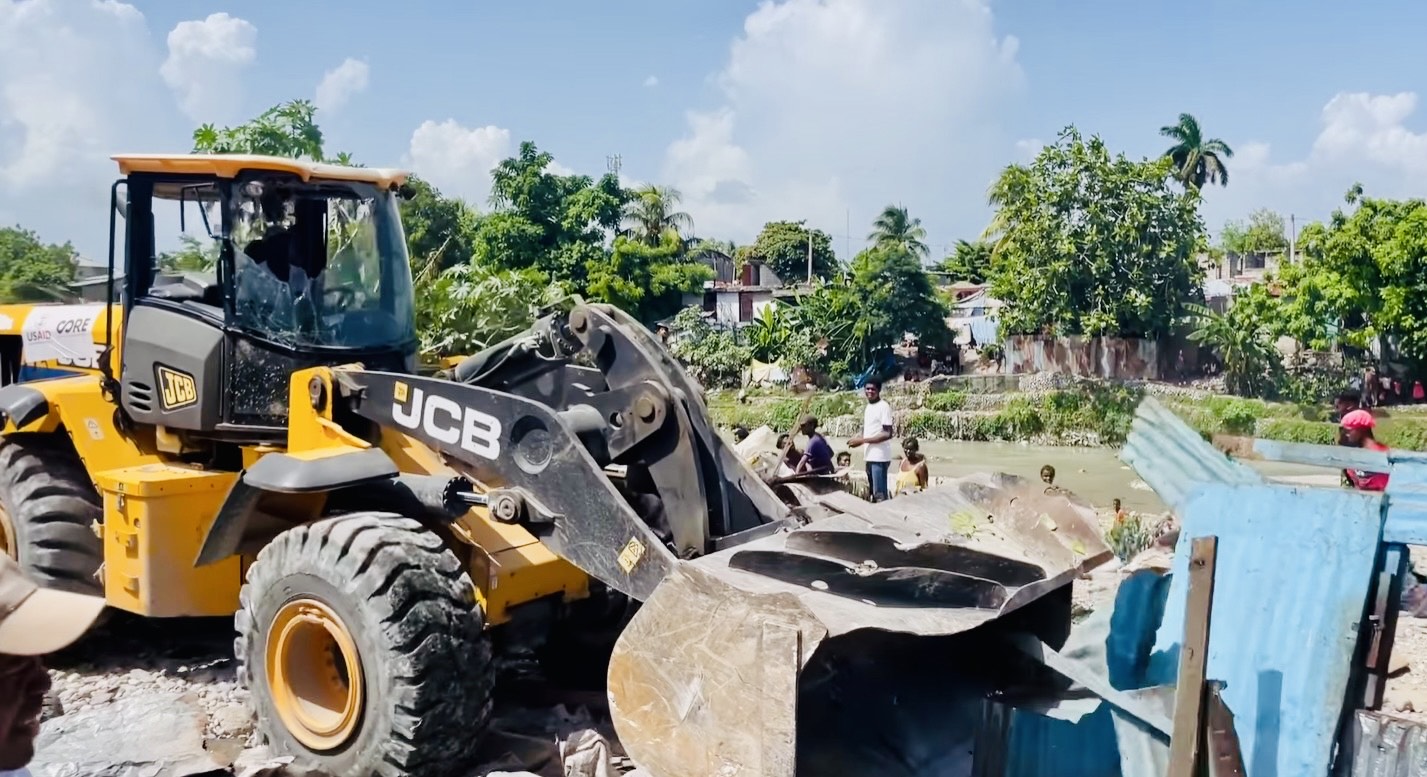 Destruction of Makeshift Homes on the South Ravine Barrier