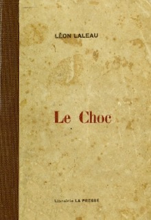 Le choc, premier grand roman de Léon Laleau