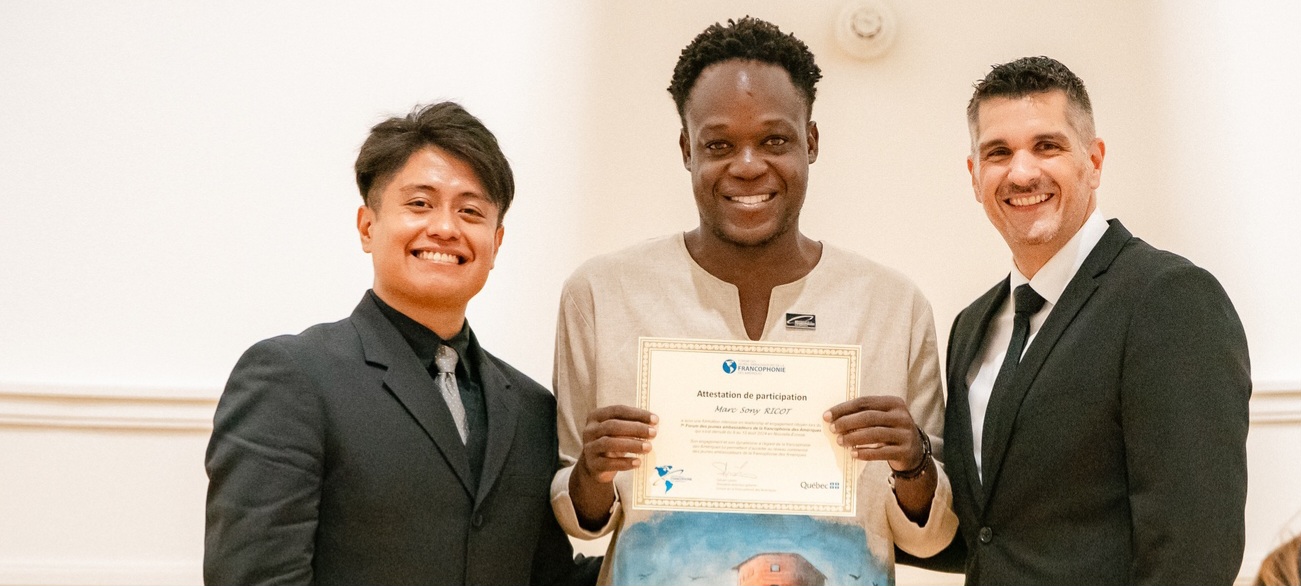 Marc Sony Ricot ambassadeur de la francophonie des Amériques