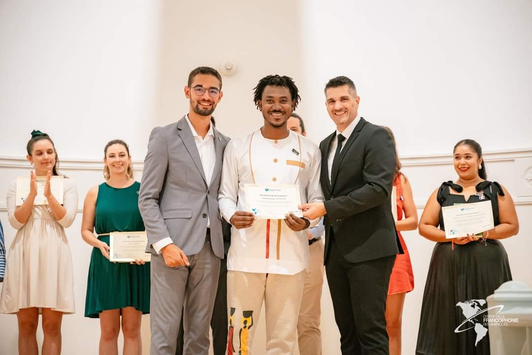 Ritzamarum Zétrenne, jeune Ambassadeur de la francophonie des Amériques 