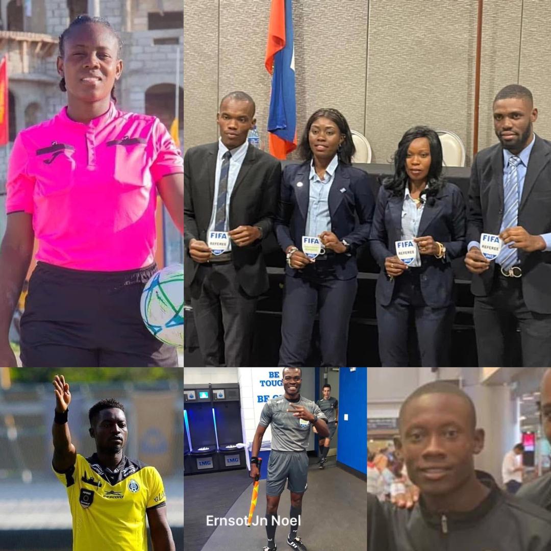 Huit arbitres haïtiens retenus par la Fifa et la Concacaf pour l'année 2025