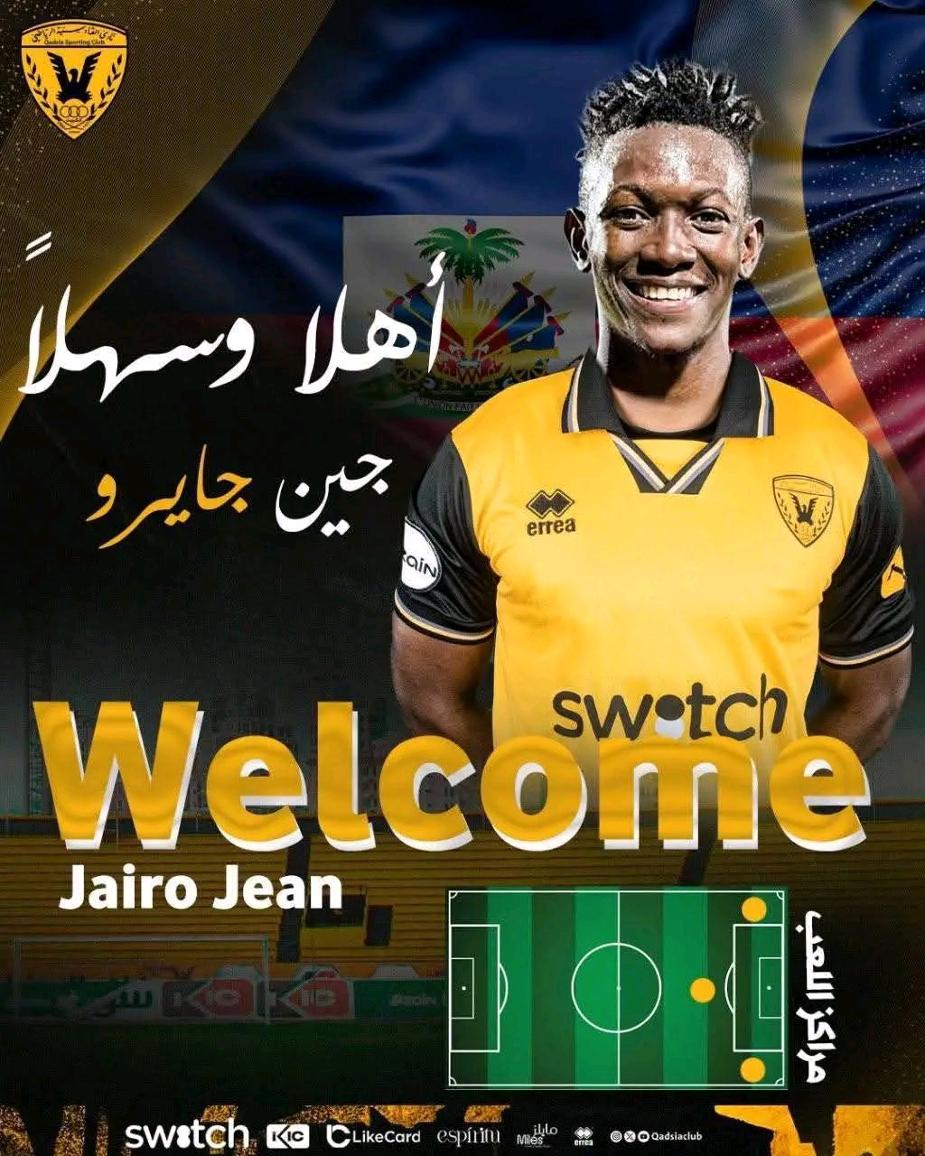 Du Kazakhstan au Koweït, Jayro Jean change de club