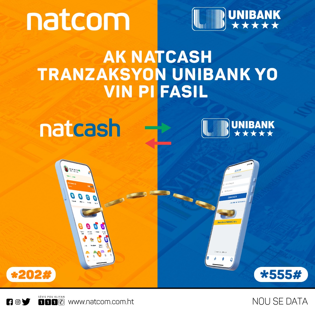 Natcom et Unibank : un partenariat pour simplifier les transferts financiers