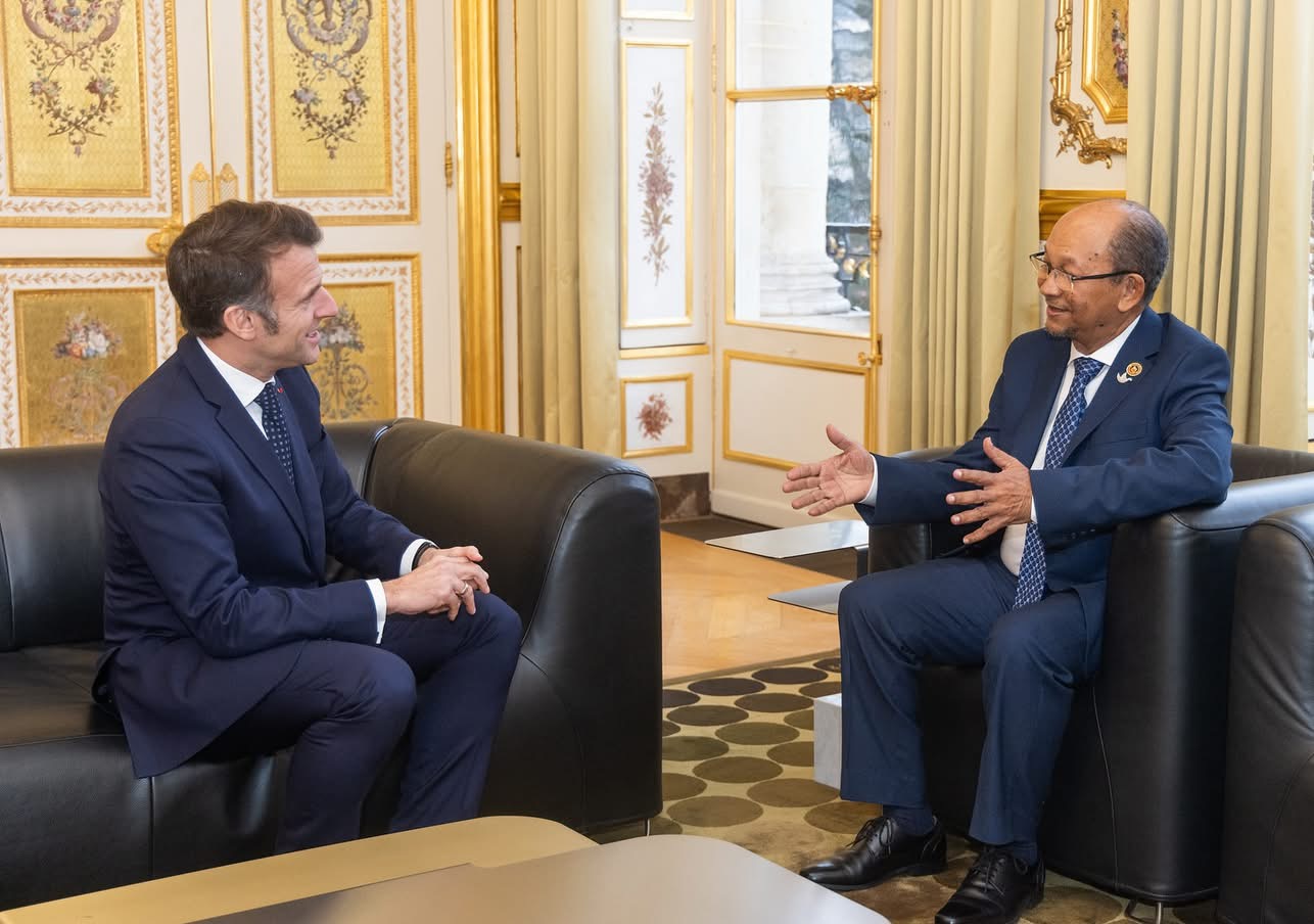 Sécurité, élections et mémoire historique au cœur des échanges entre Leslie Voltaire et Emmanuel Macron