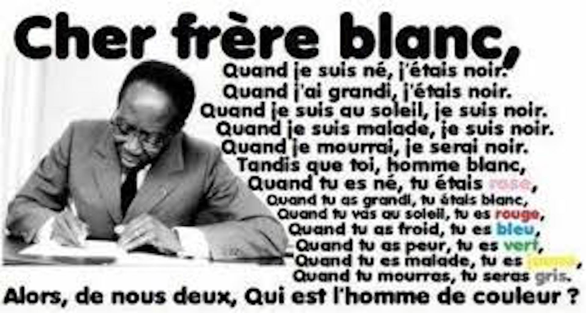 Mon frère blanc de Senghor