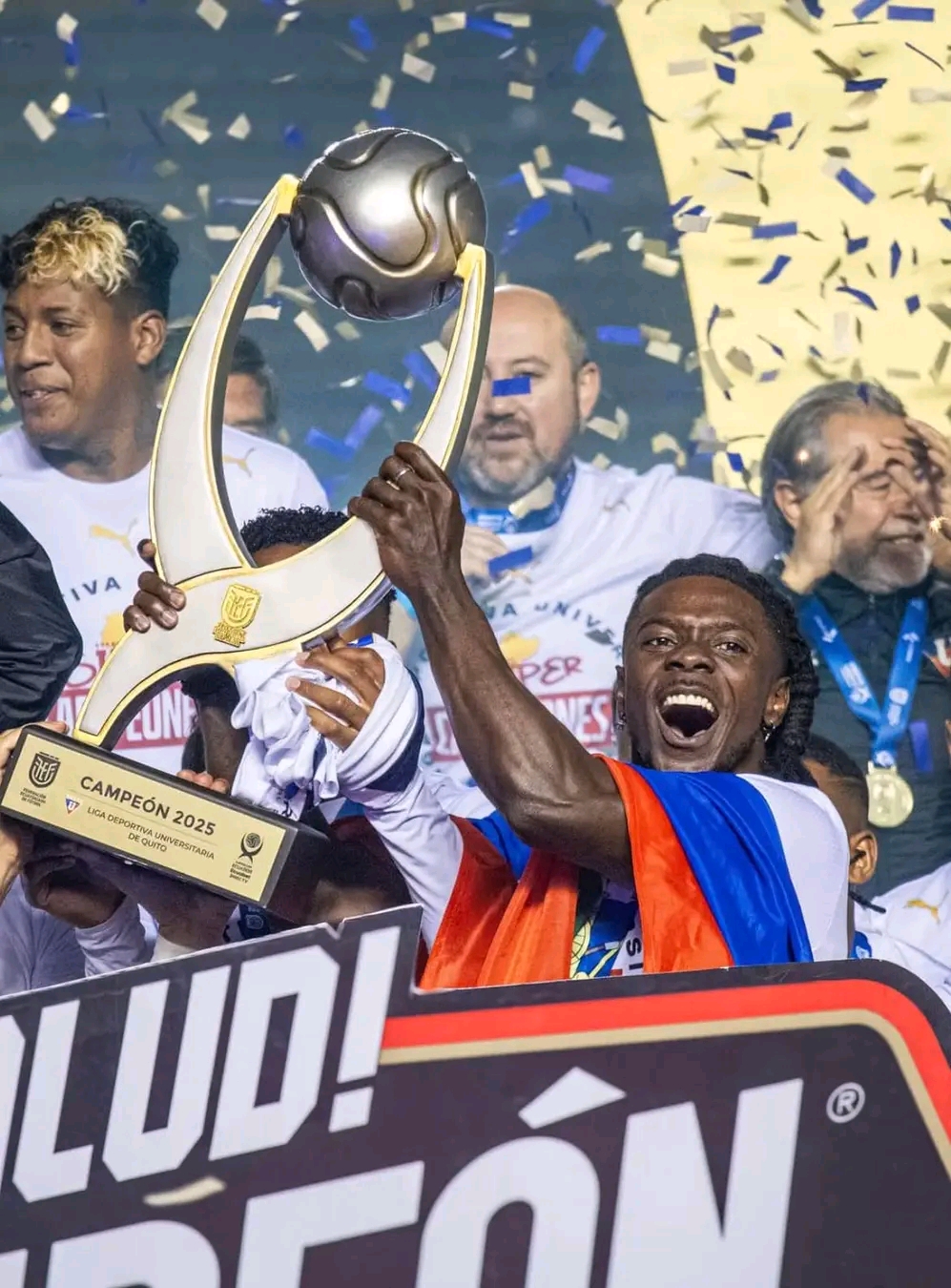 Ricardo Adé champion de la Supercoupe équatorienne avec LDU Quito
