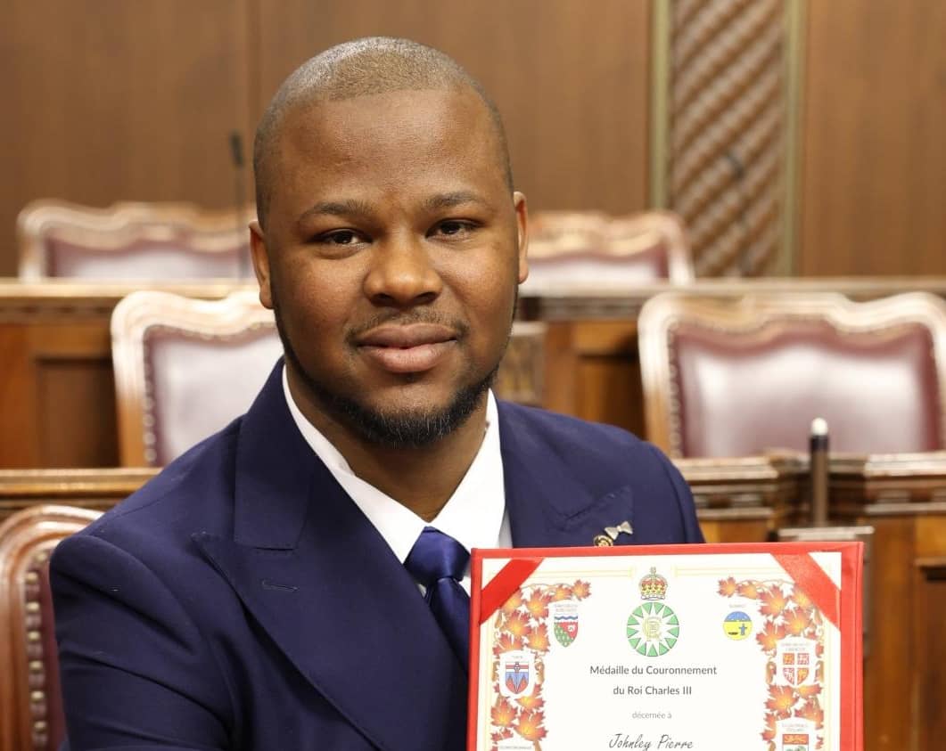 Johnley Pierre distingué au Canada