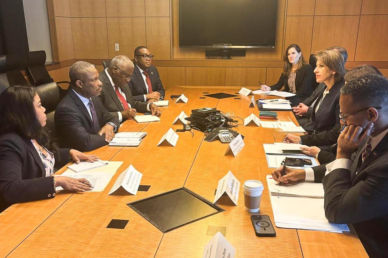 Chancellor Jean-Victor Harvel Jean-Baptiste Engages in Multiple Meetings in the USA