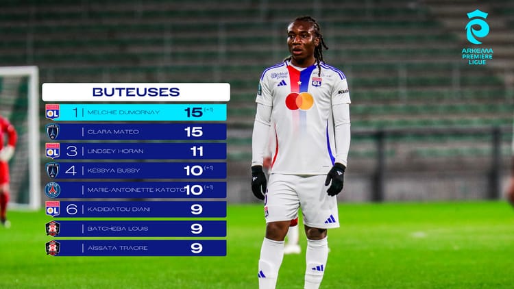 Melchie Daëlle Dumornay aux commandes de l’Arkema Première Ligue française de football
