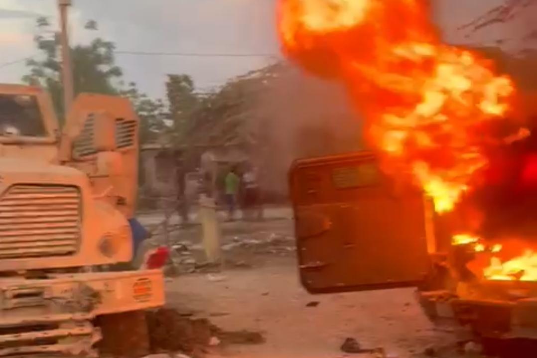 Un officier kényan tué et trois blindés incendiés par des bandits à Savien