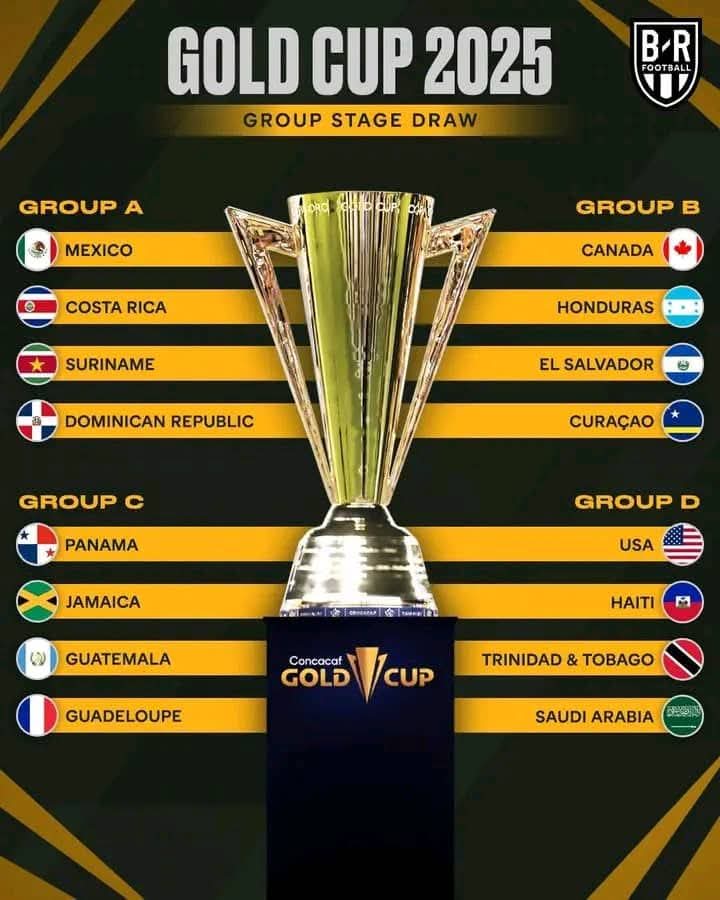 Gold Cup 2025 : Tirage au sort clément pour les Grenadiers