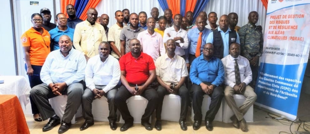 Clôture officielle des activités de renforcement des capacités des CCPC dans le Nord-Ouest et l’Artibonite