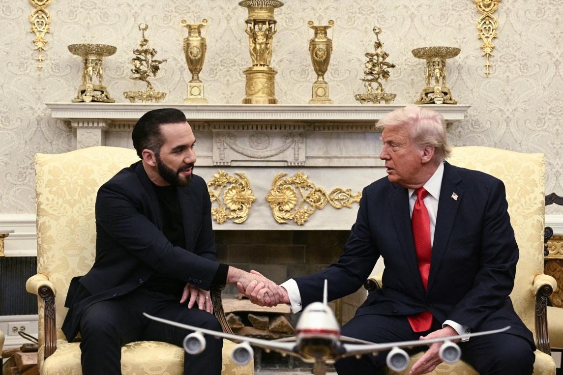 Trump et Bukele, main dans la main contre les gangs