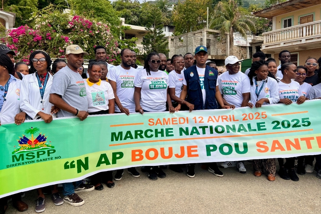 Marche nationale pour la santé au Cap-Haïtien