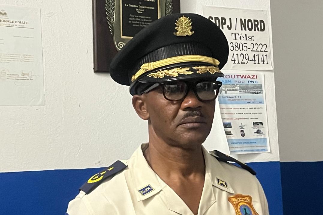 Sem Calixte prend les rênes de la de la PNH dans le Nord