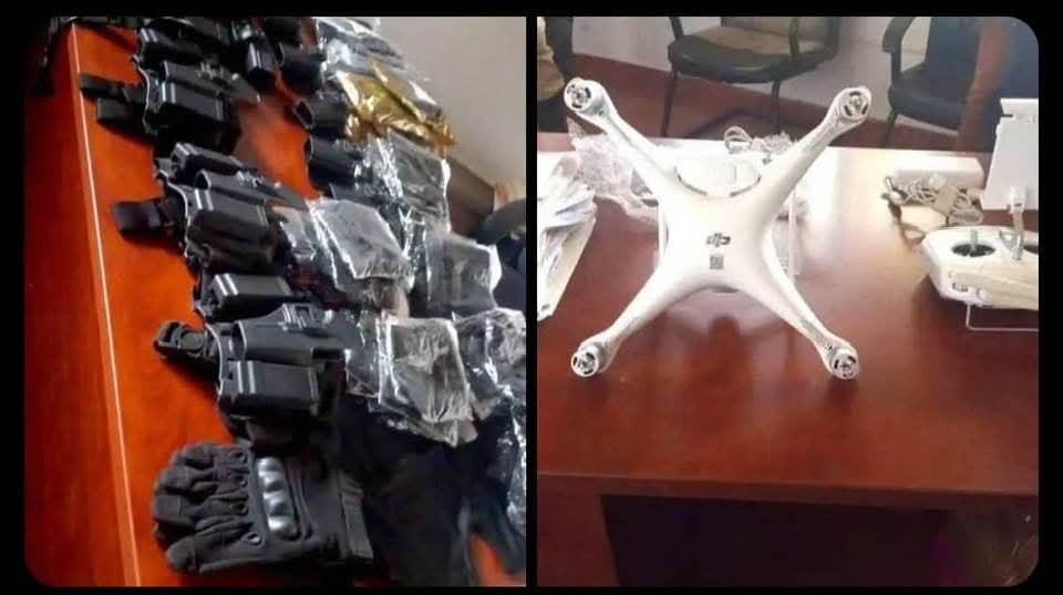 Miragoâne : les douaniers interceptent des équipements tactiques et un drone