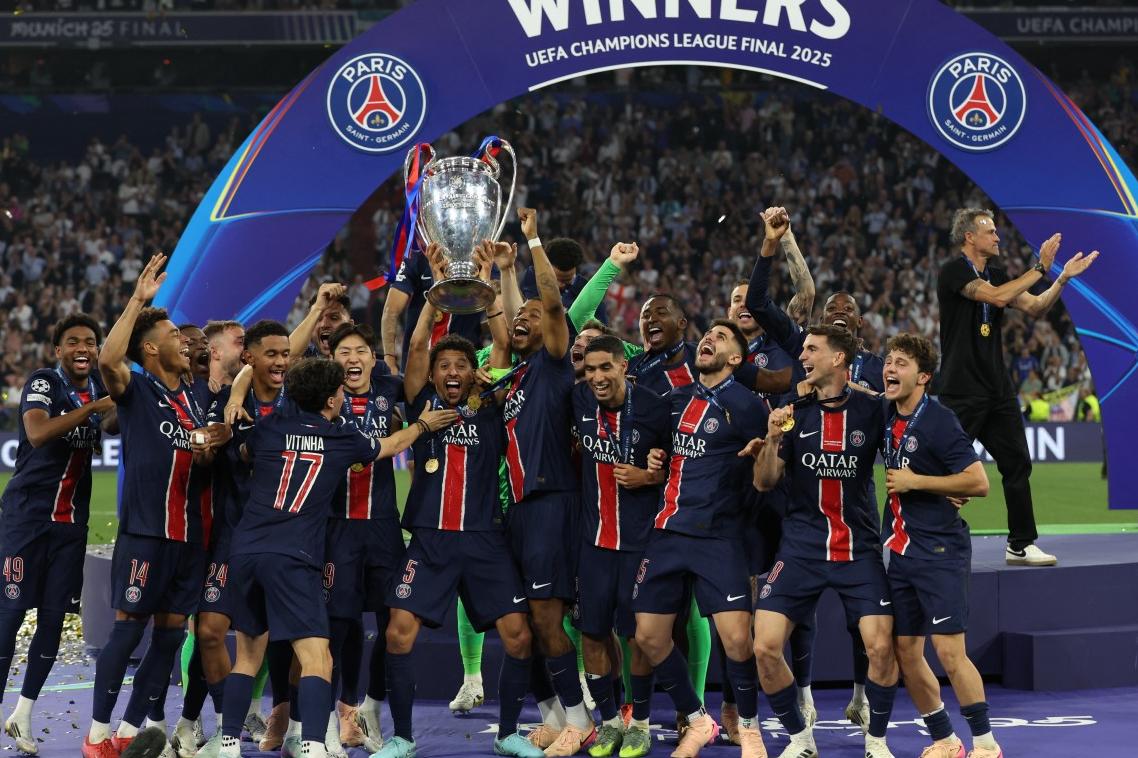 Ligue des champions: le PSG sacré pour la première fois de son histoire