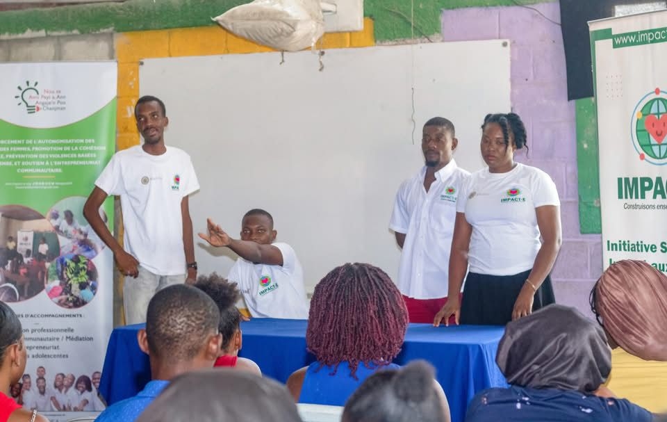 Un programme d'engagement pour le changement organisé par IMPACT-E à Cité Soleil