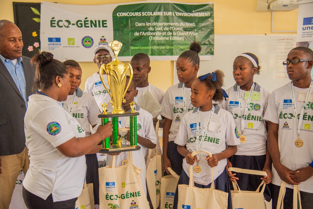 L’École nationale de Périgny de Camp-Perrin remporte la 3e édition du concours Éco-Génie