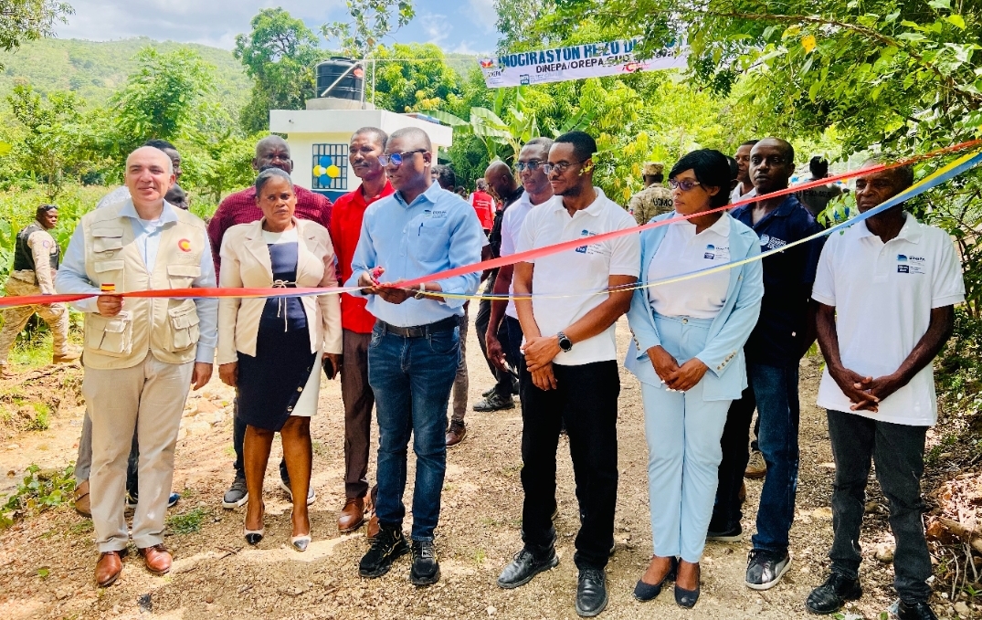 Inauguration du projet de réhabilitation et d’extension du réseau d’alimentation en eau de Miragoâne 
