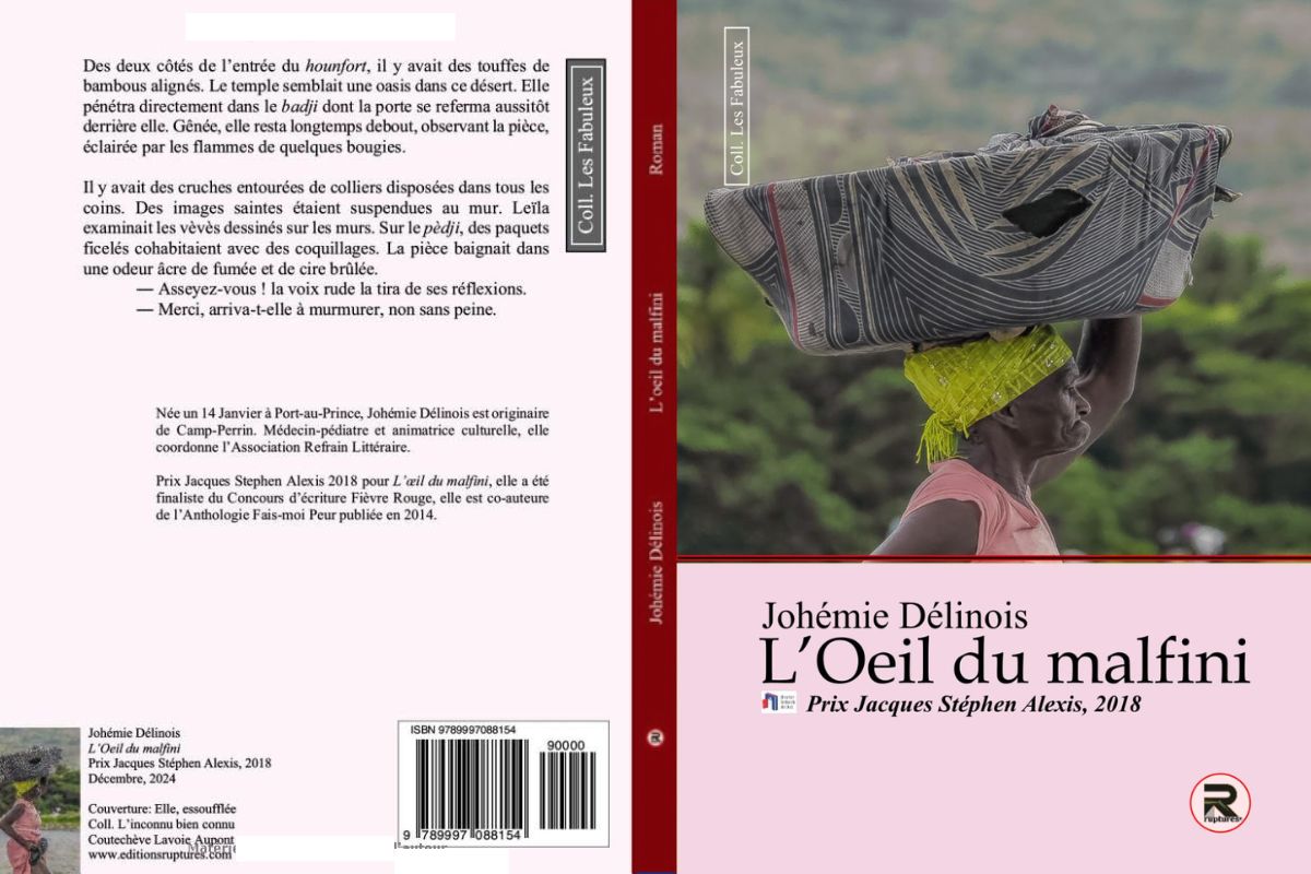 Johémie Délinois entre en scène à Livres en folie avec L’Œil du Malfini
