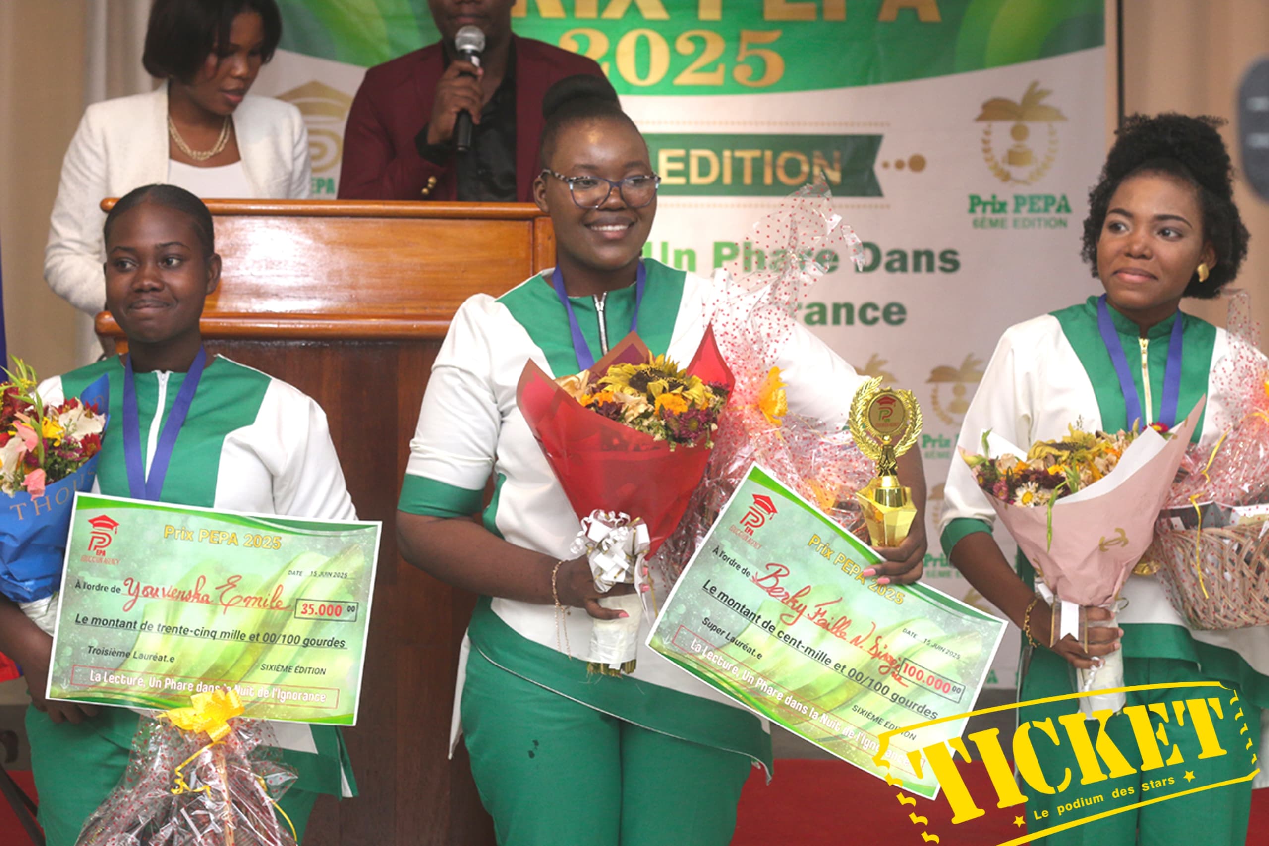 Clôture du  Prix PEPA 2025, Berky Faille Naï Dirogène couronnée