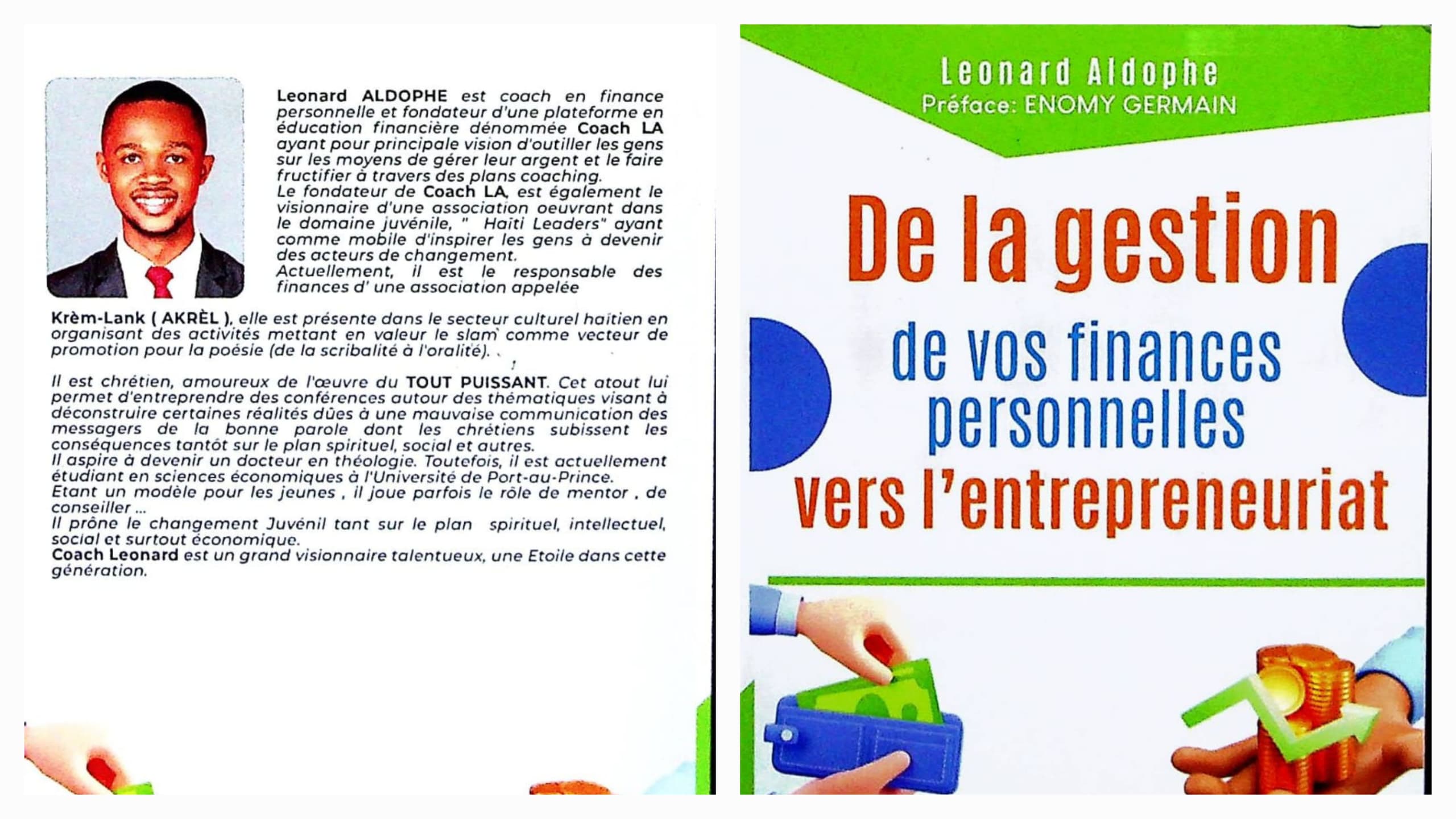 De la gestion des finances personnelles à l’entrepreneuriat : le guide éclairé de Léonard Aldophe