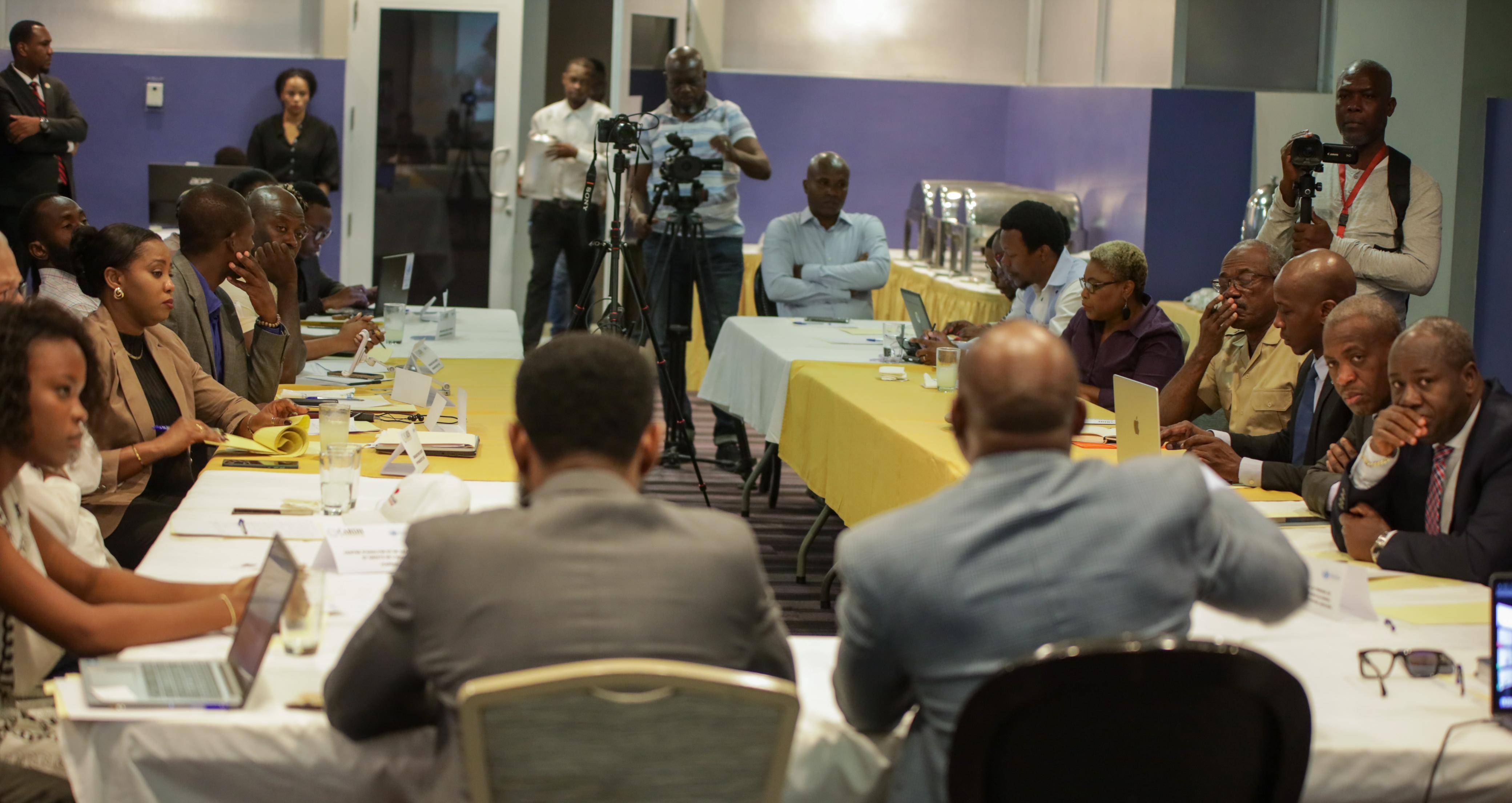 The Sectoral Table on Security Delivers Proposals for an Effective Security Force