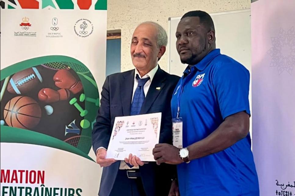 Formation des entraîneurs : Une très belle aventure pour Jean Alex Joinville au Maroc