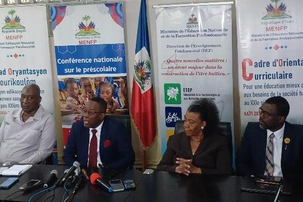 Le MENFP présente le bilan du déroulement de la première partie des examens d’Etat