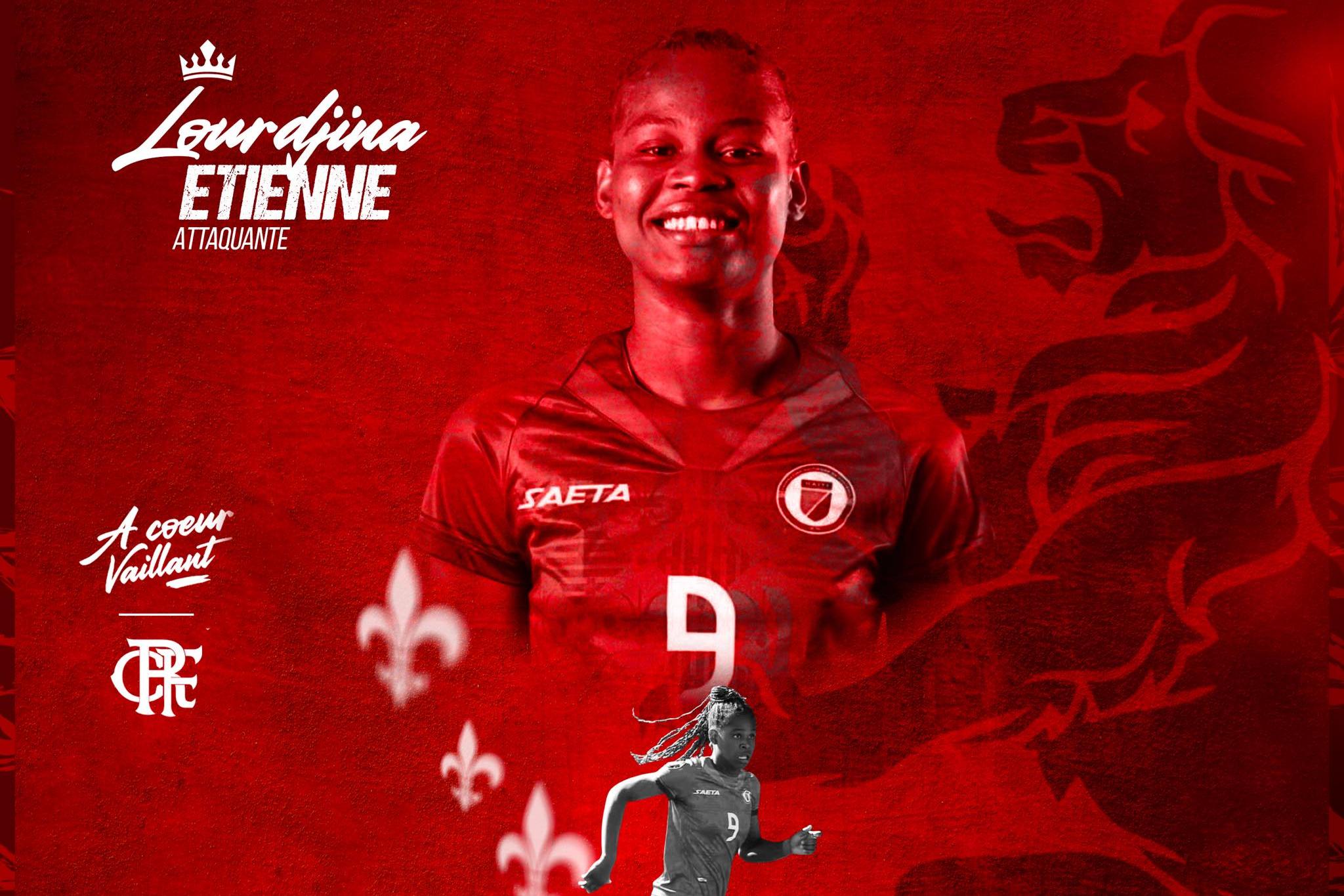 Lourdjina Étienne rejoint Batcheba Louis au FC Fleury