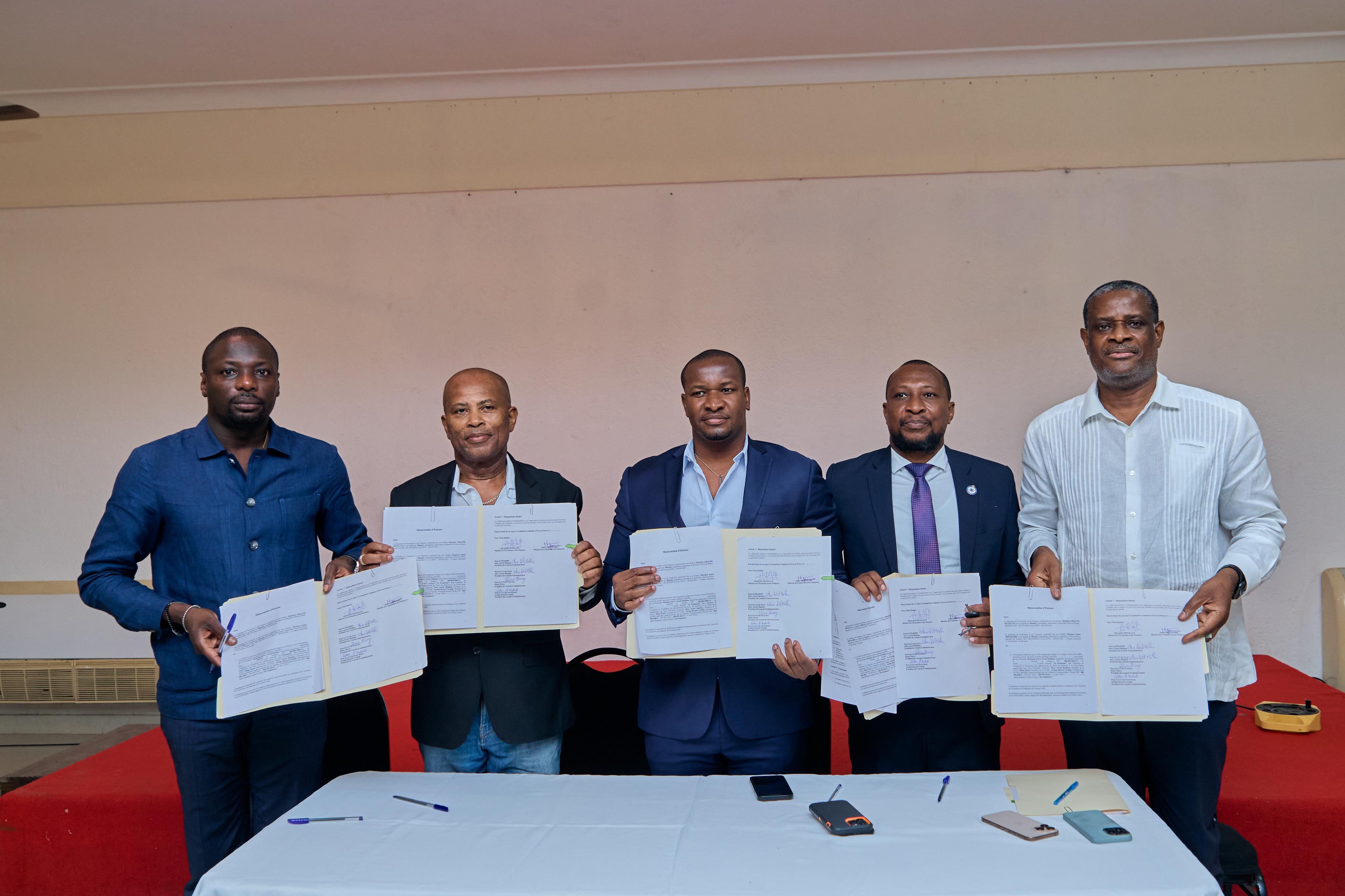 Signature d’un protocole d’accord pour la formalisation des MPME dans le Corridor Nord