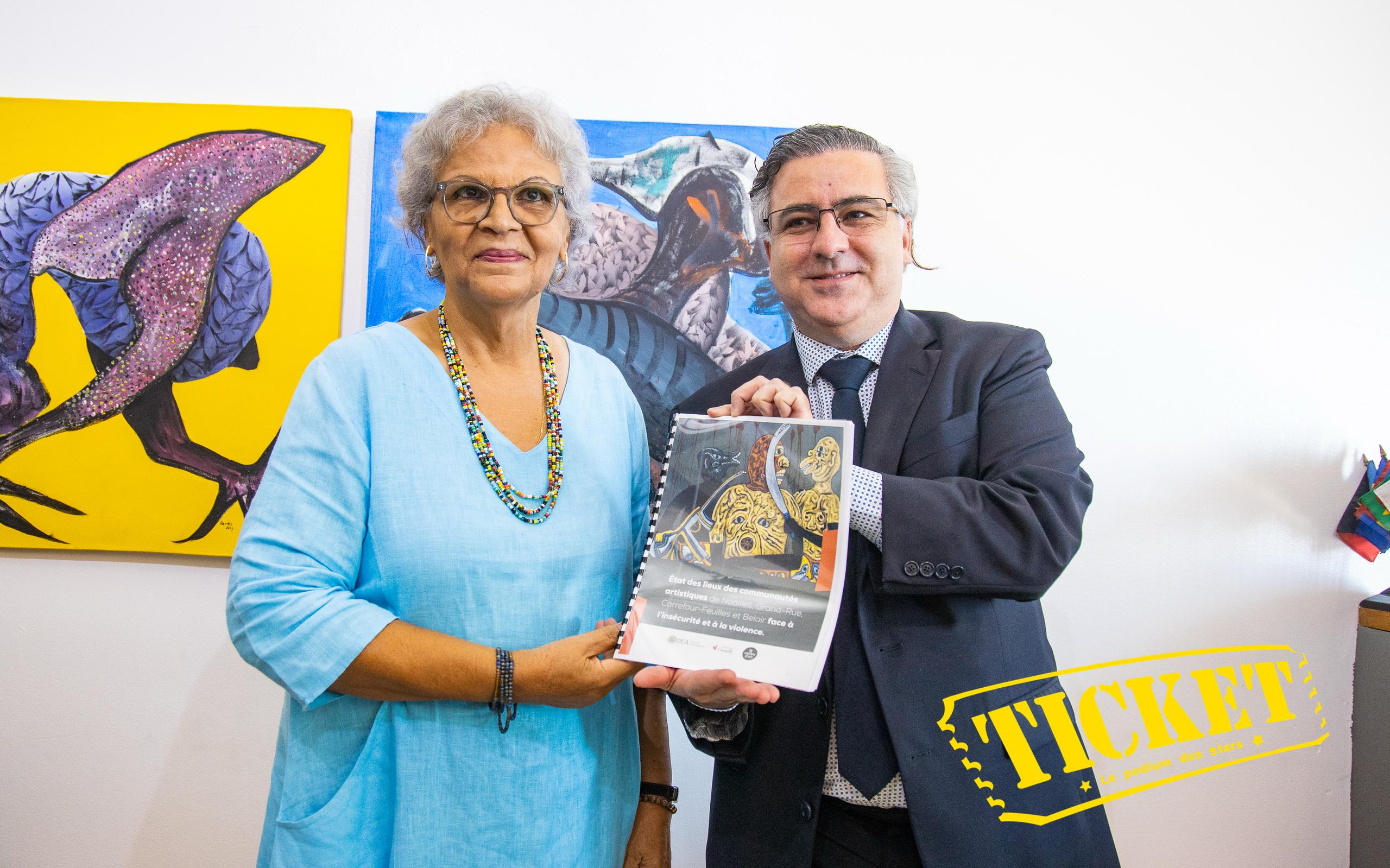 Vernissage de l’exposition « Créer malgré tout : l’art pour réparer les liens »