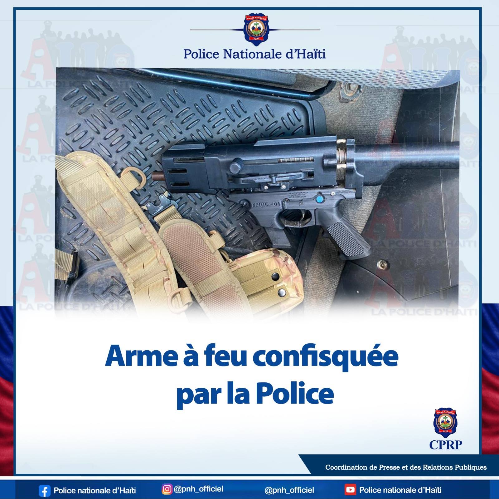 Cap-Haïtien : trois individus arrêtés, une arme à feu et un véhicule saisis