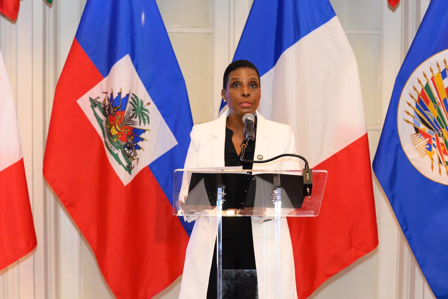 Propos de circonstance de l'ambassadeure Myrtha Désulmé, représentante permanente d'Haïti auprès de l’OEA