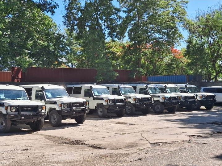 La PNH reçoit 32 véhicules du Japon