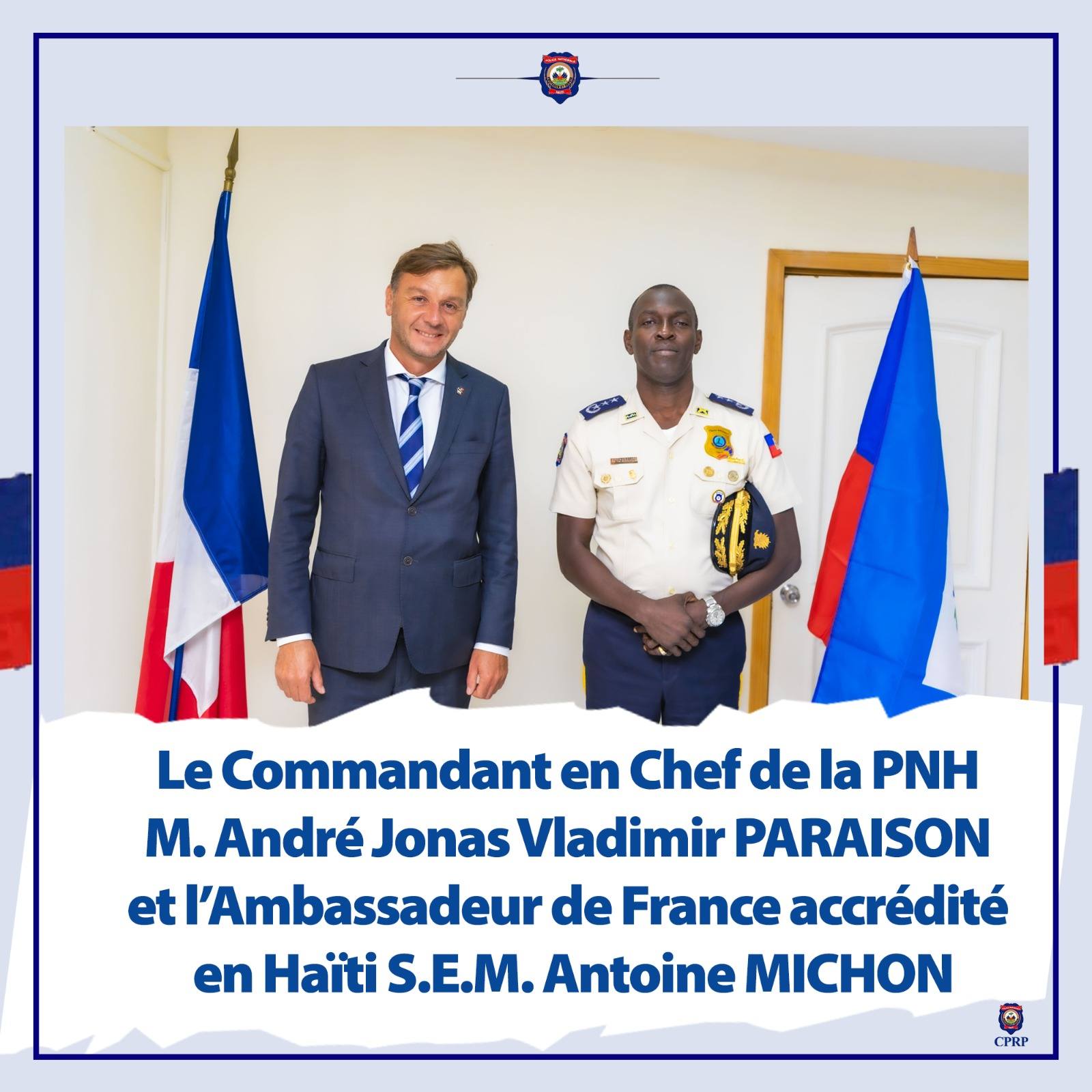 Atelier de travail entre la PNH et l’Ambassade de France autour de la sécurité