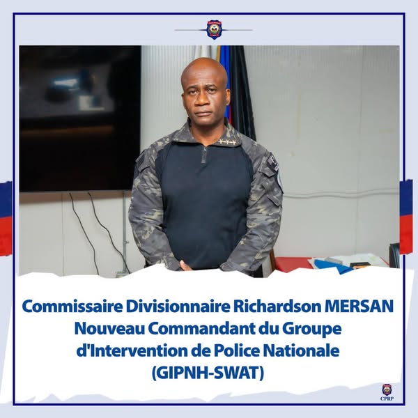 Richardson Mersan prend la tête du GIPNH-SWAT