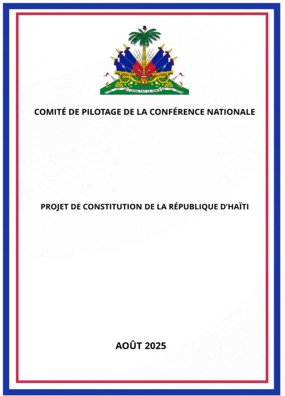 Président, vice-président, ministres et secrétaires d'État, pas de Premier ministre, dans la nouvelle proposition de Constitution