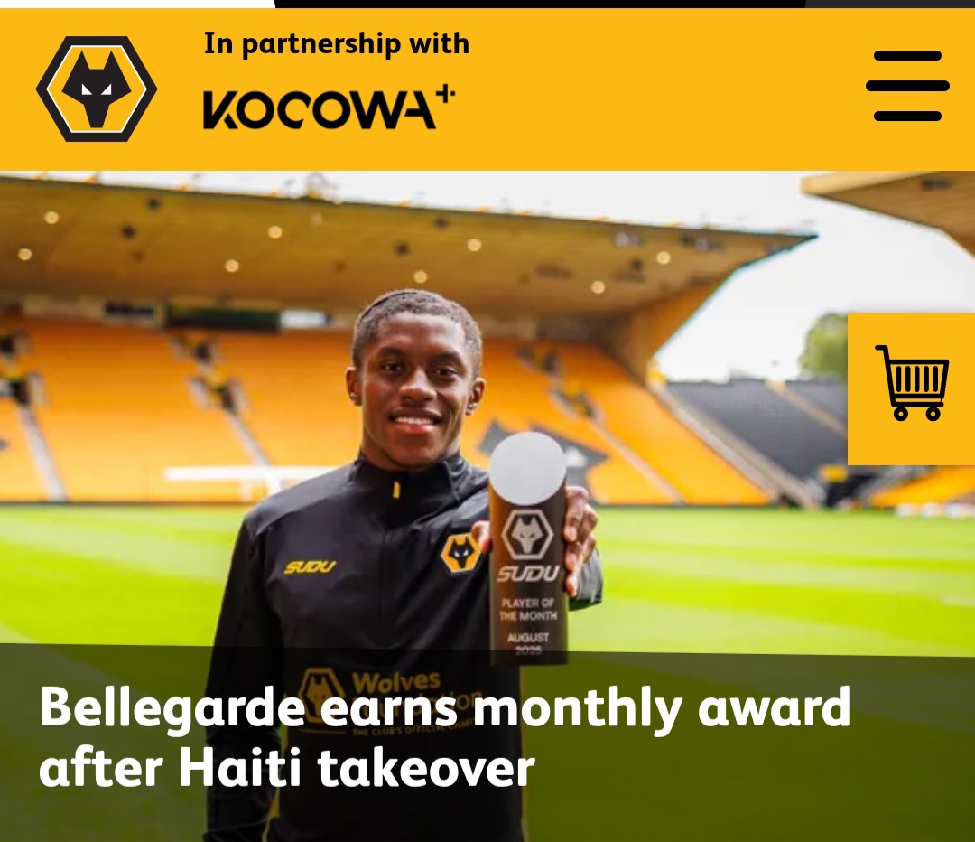 Jean-Ricner Bellegarde, élu joueur du mois des Wolves, se dit fier de représenter Haïti