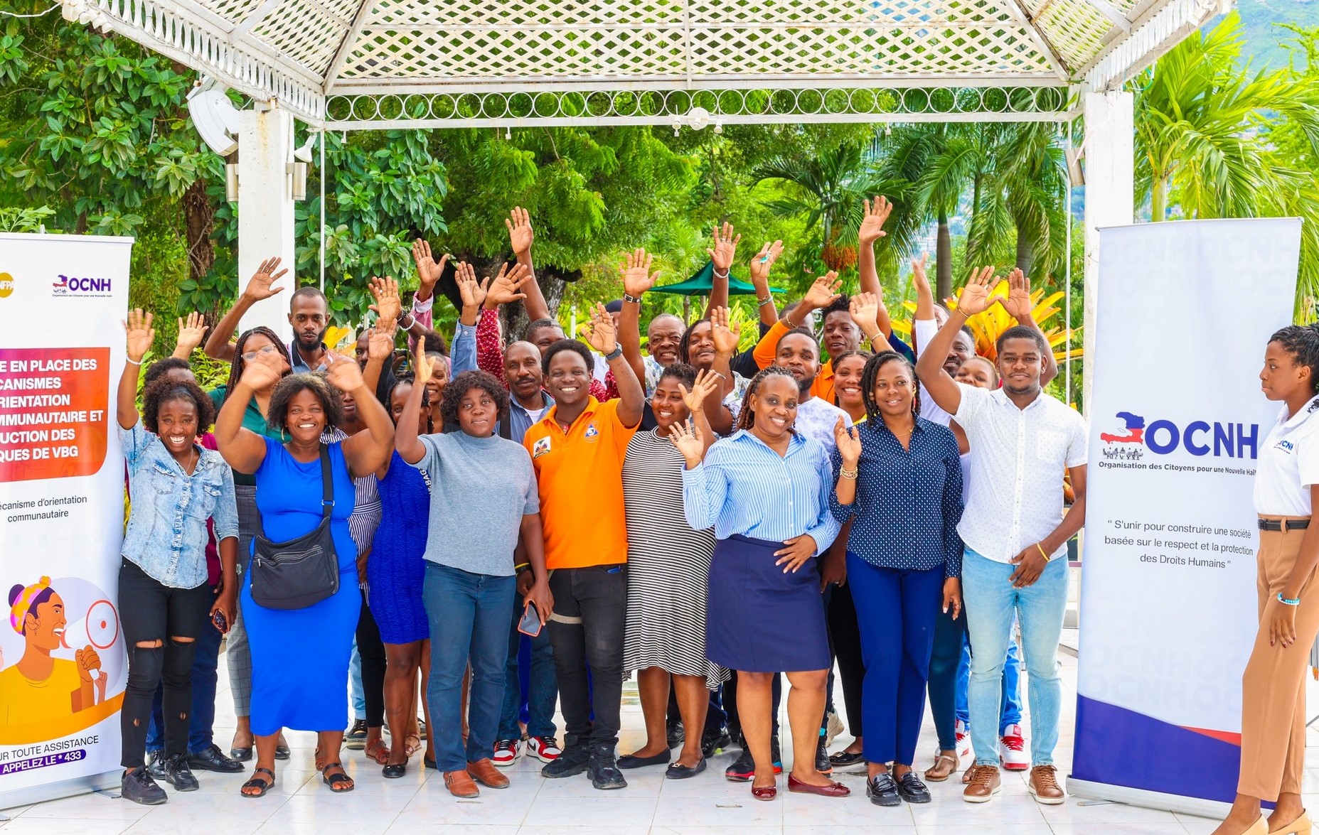 Lutte contre les VBG : 96 responsables de sites de déplacés formés par l’OCNH à Port-au-Prince