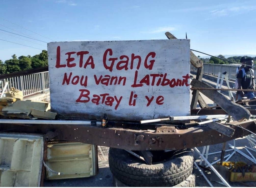 La circulation automobile entre Port-au-Prince et le grand Nord coupée à Pont-Sondé