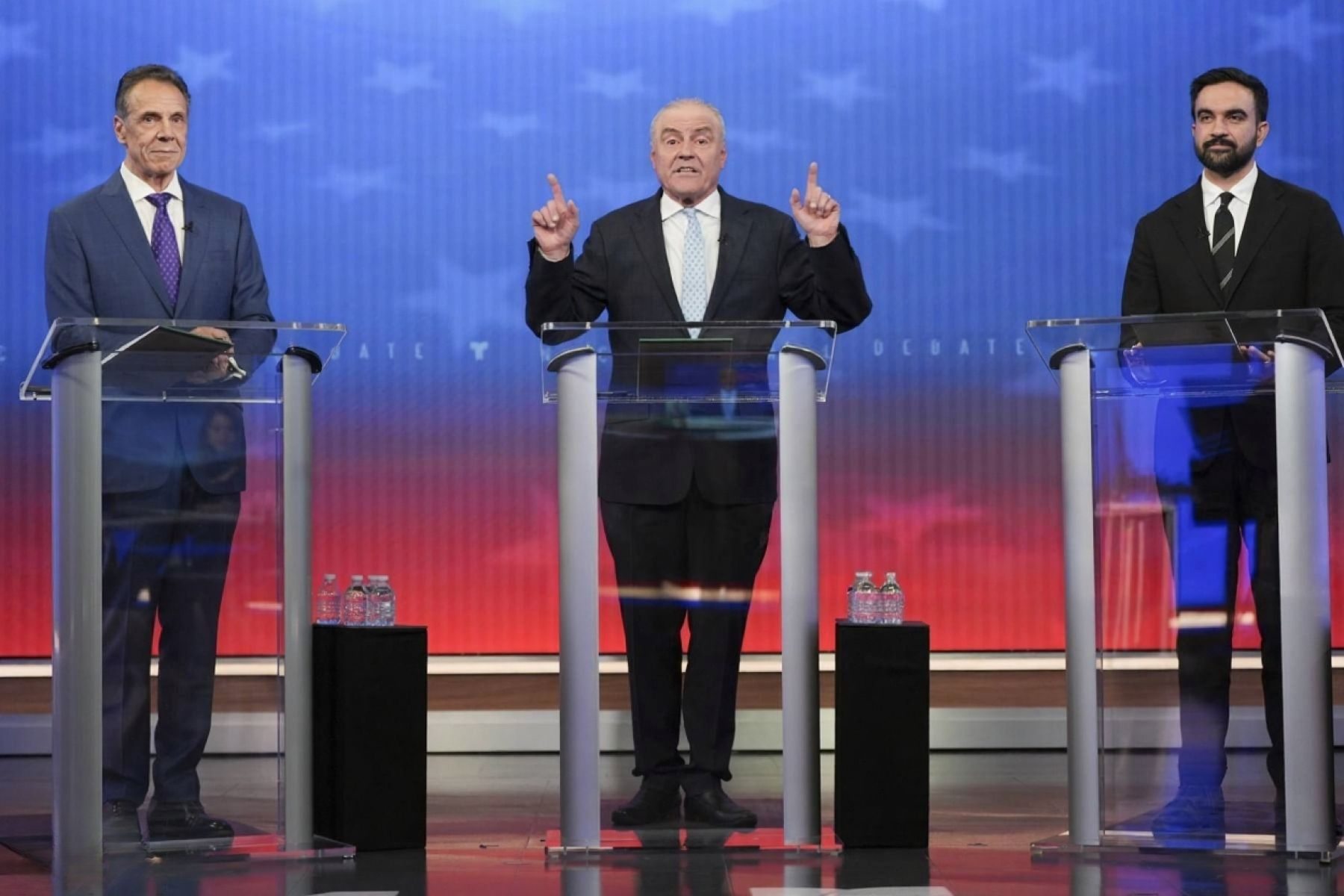 Les candidats pour la mairie de New York ont sorti les poings